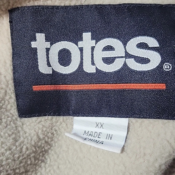 TOTES Tan Full Zip Men's Raincoat 2X - Picture 9 of 9